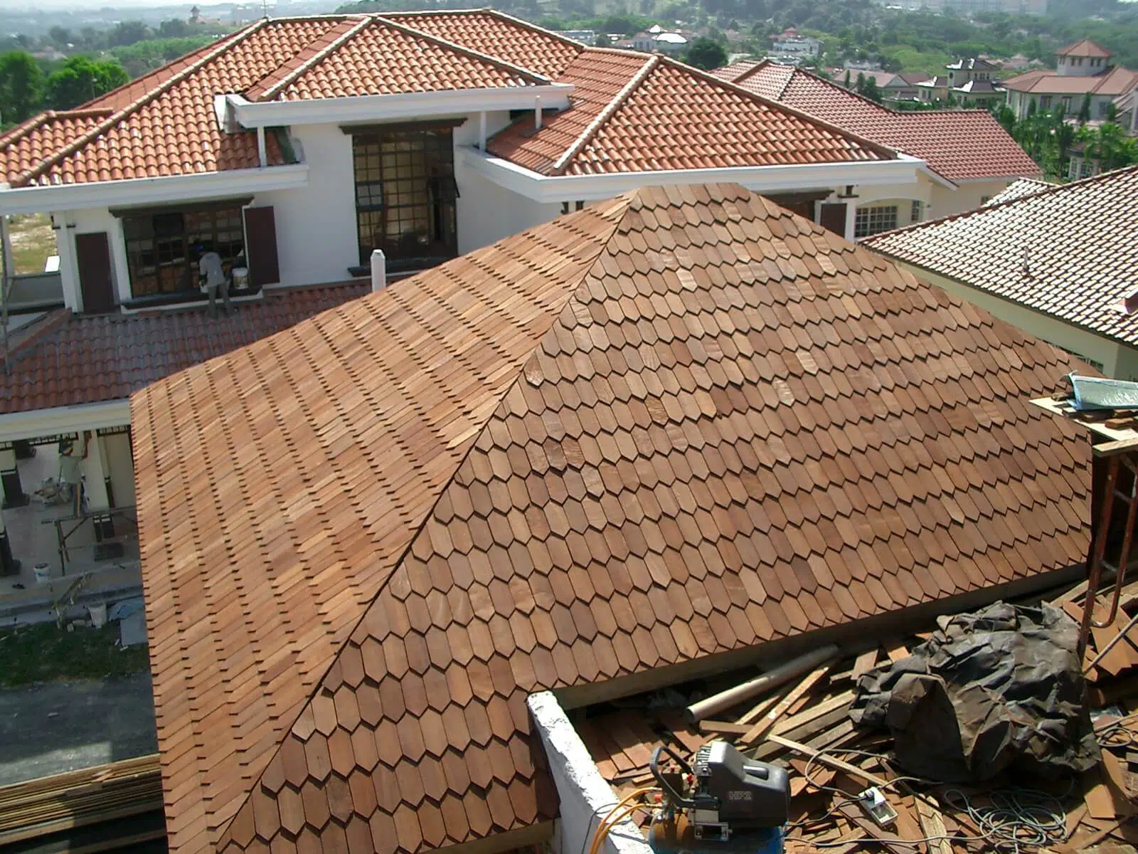 Professional roofing repair